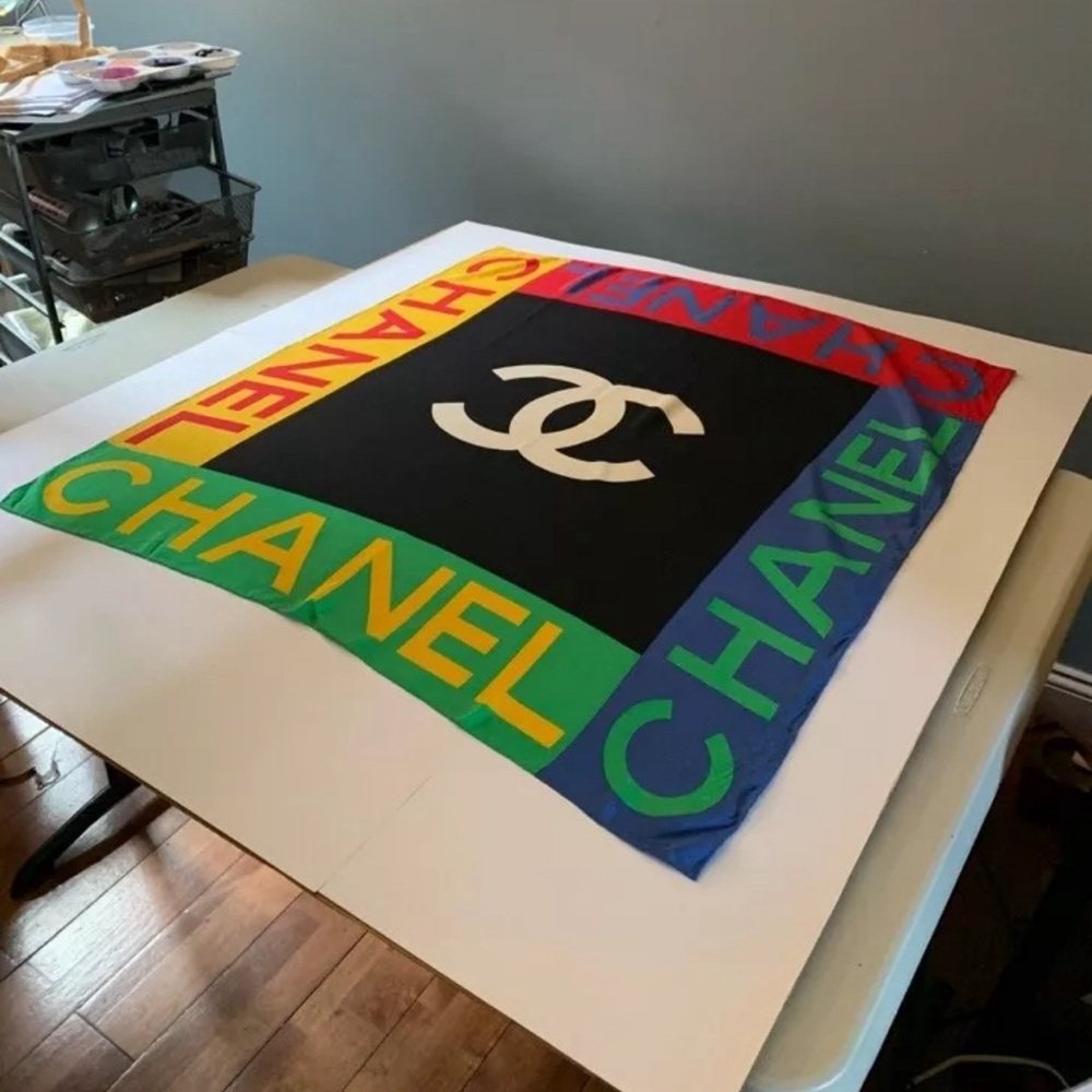 CHANEL Vintage Scarf (For collectors) 😍🔥